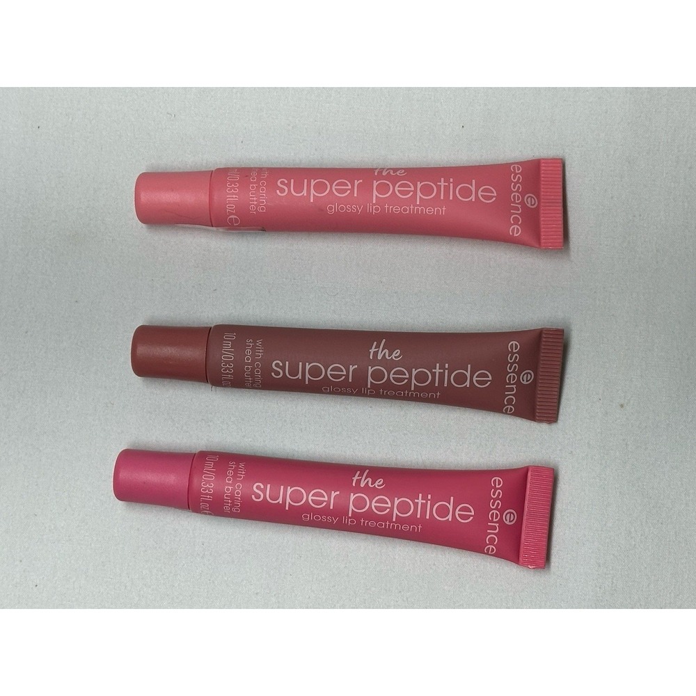 Lot 3 Essence The Super‎ Peptide Glossy Lip Treatment Hydrating Nourishing New
